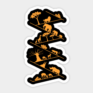 African Treck Sticker